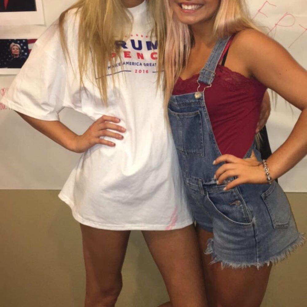 brandy denim overall shorts